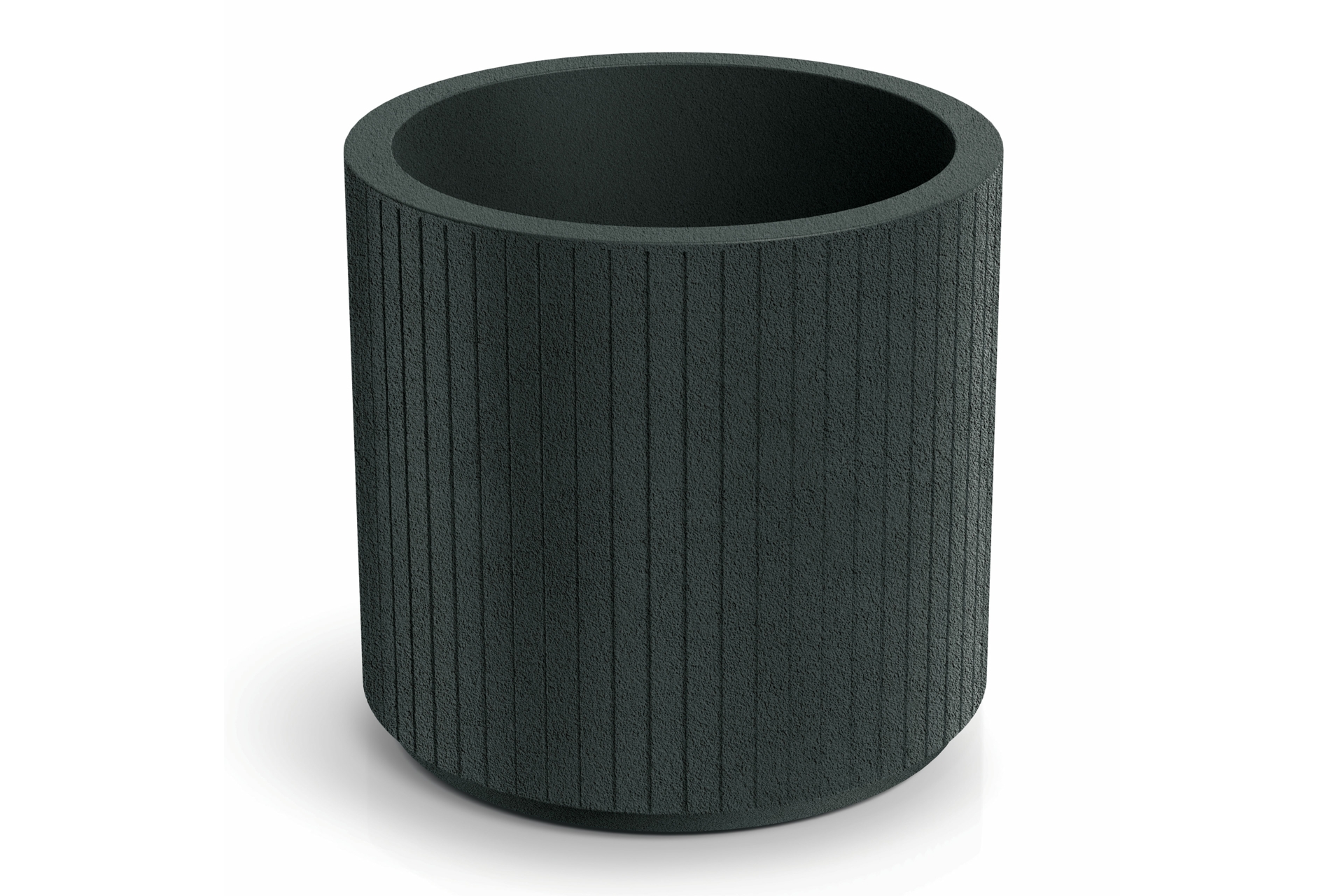 Donica ogrodowa Coro Round Charcoal 34 l