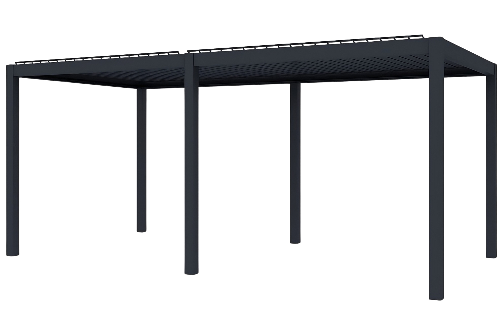 Pergola ogrodowa elektryczna Schatler Nova Lux Alu 8x4 m z oświetleniem LED