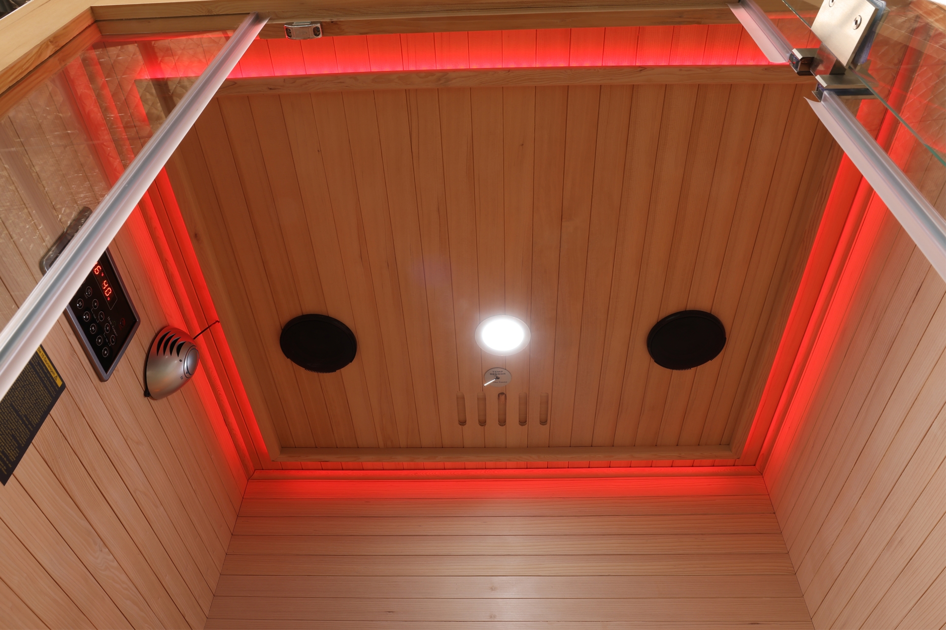 Sauna infrared Nordum Basic 2-osobowa naturalna