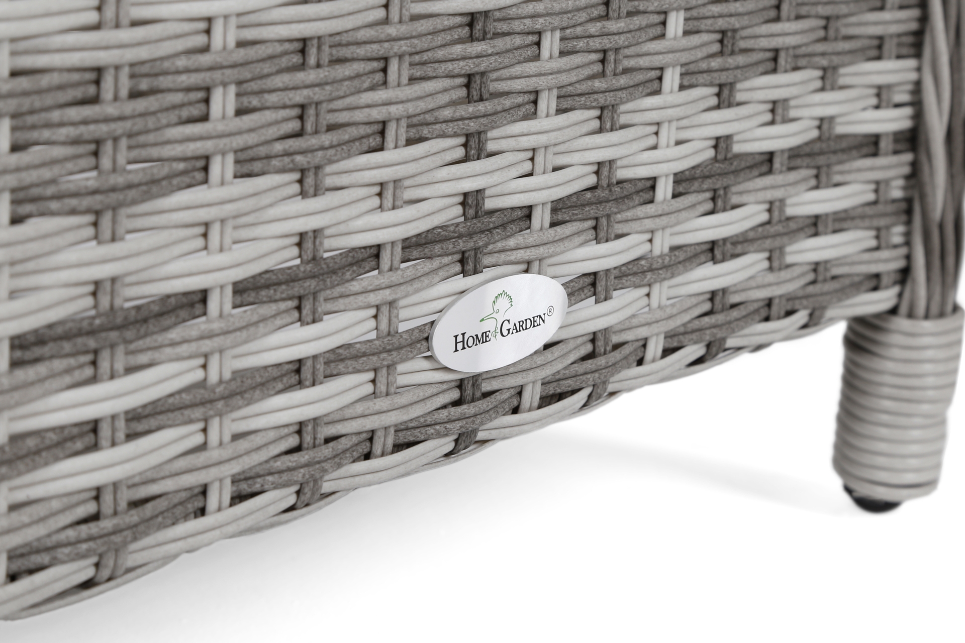 Meble ogrodowe technorattanowe Sofia jasnoszare dwuosobowe Meble ogrodowe technorattanowe Sofia Light Grey / Grey Melange