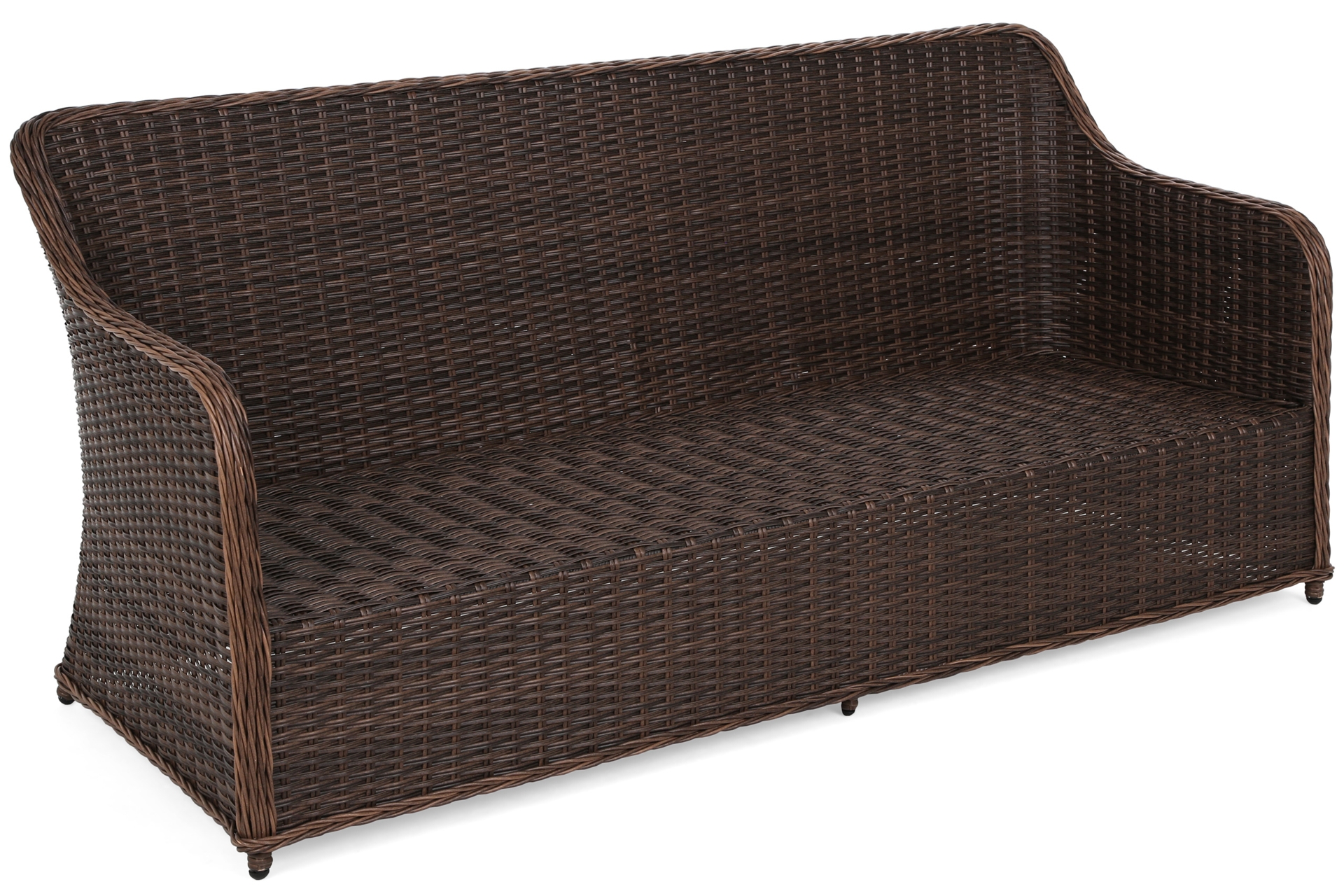 Meble ogrodowe technorattanowe Bergamo Elegant Brown Mat / Brown Melange