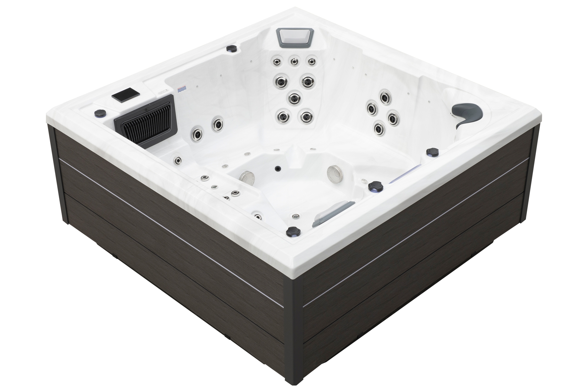 Wanna ogrodowa z hydromasażem Aquess Lunari 5102 5-osobowa