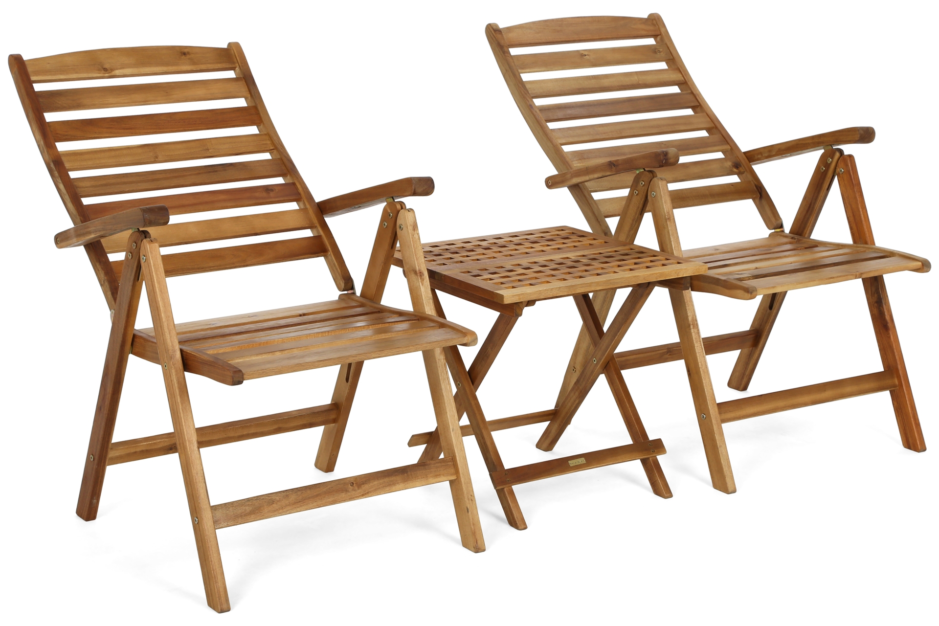 Meble ogrodowe drewniane Akacja 50 cm 2+1