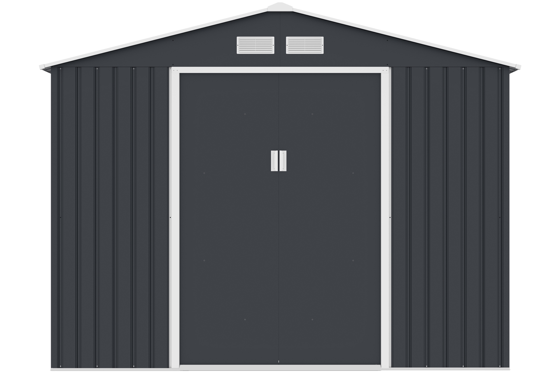 Domek narzędziowy szary Oslo 277 x 191 cm Domek narzędziowy Oslo 277 x 191 cm Grey