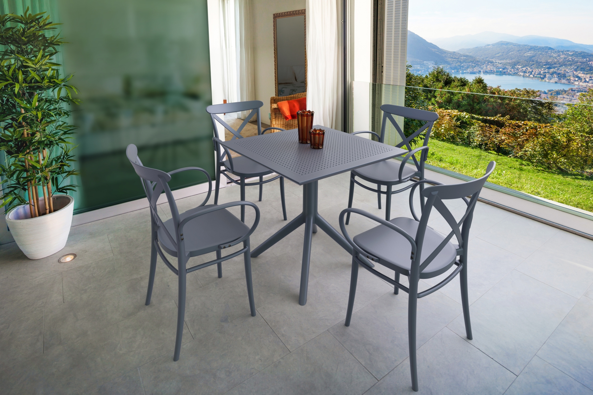 Krzesło Siesta Cross XL Dark Grey