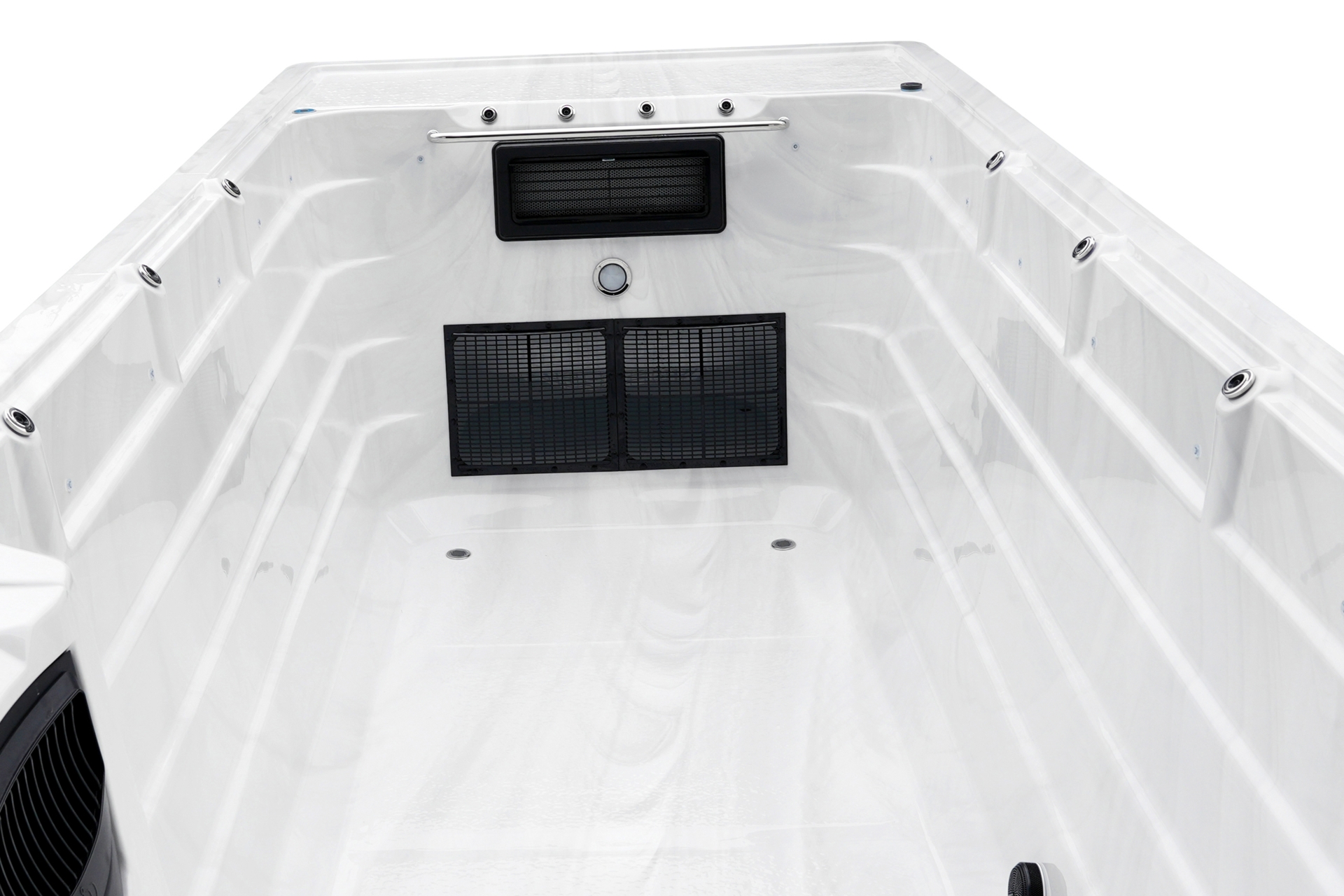 Basen ogrodowy z przeciwprądem i hydromasażem Hanscraft Freya 650 x 230 cm