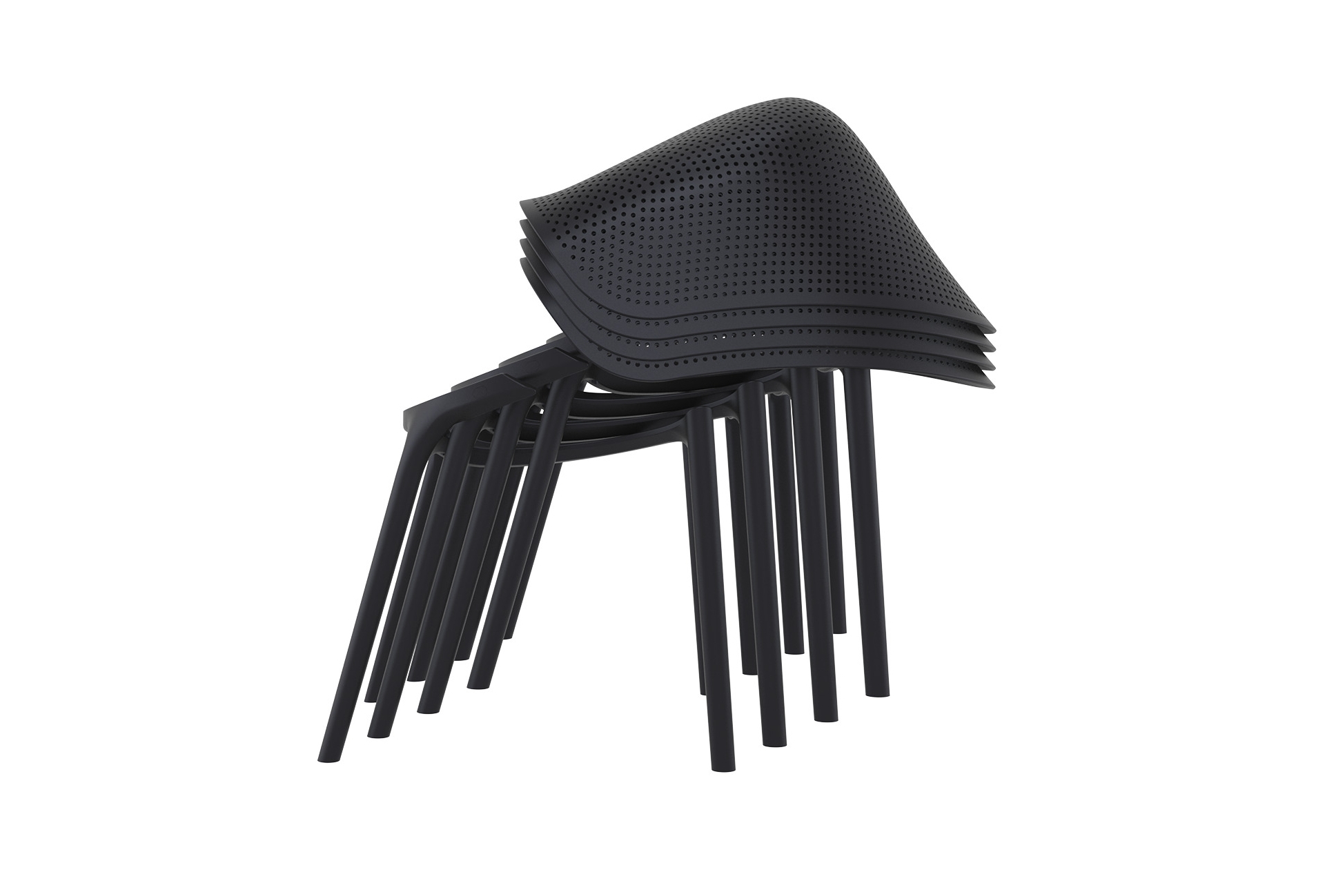 Krzesło Siesta Sky czarne na taras i balkon Krzesło Siesta Sky Black