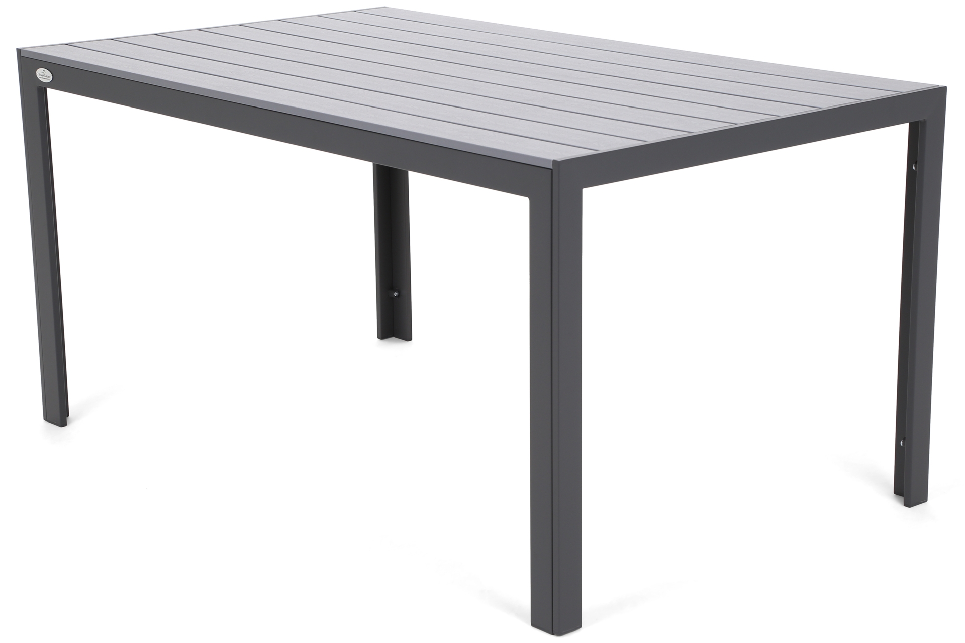 Meble ogrodowe aluminiowe Ibiza 150 cm szare - sześcioosobowe Meble ogrodowe aluminiowe Ibiza 150 cm Grey / Window Grey 6+1