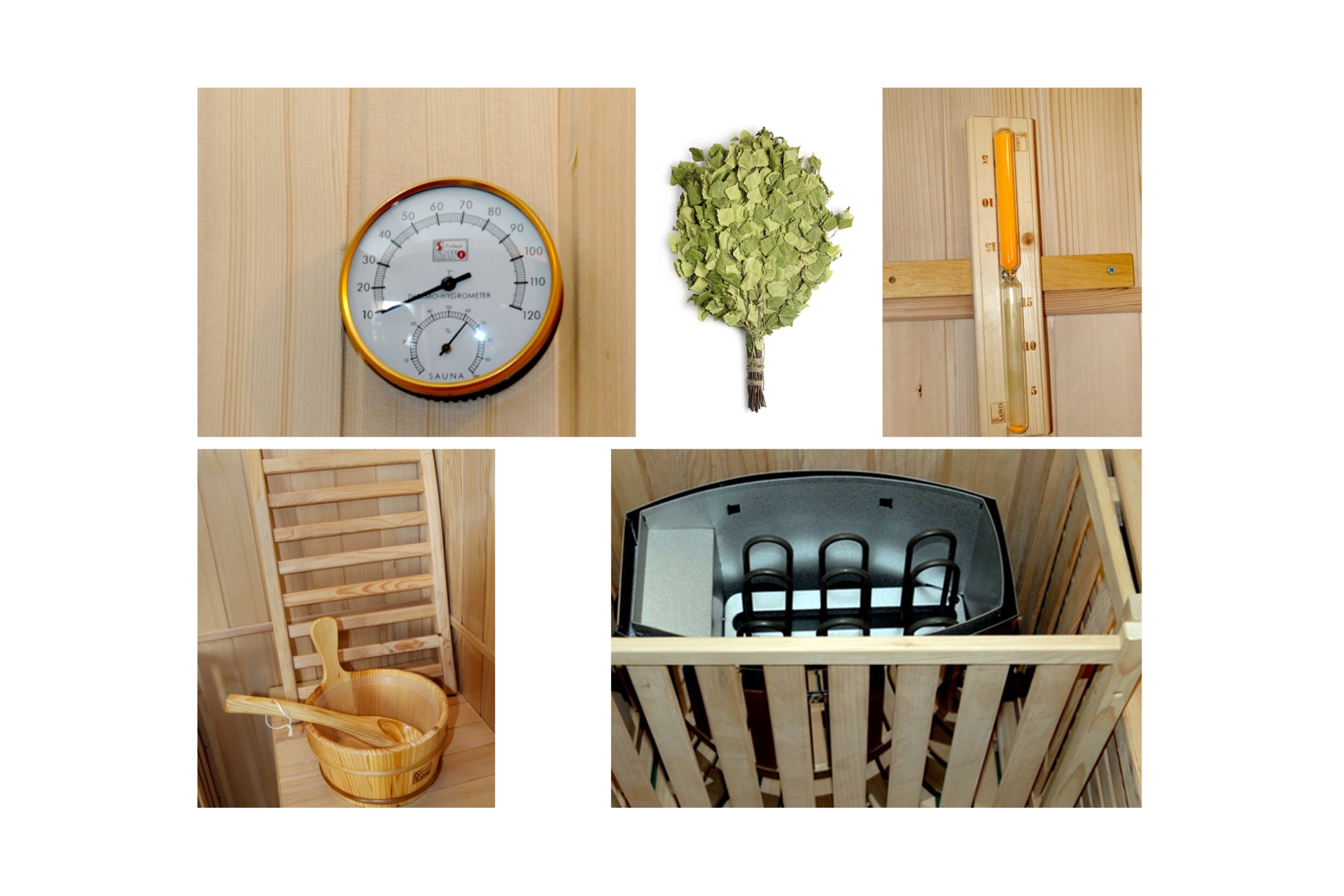 Sauna fińska narożna EA5 Grey z piecem - szara - dla 5 osób Sauna fińska narożna EA5 Grey z piecem