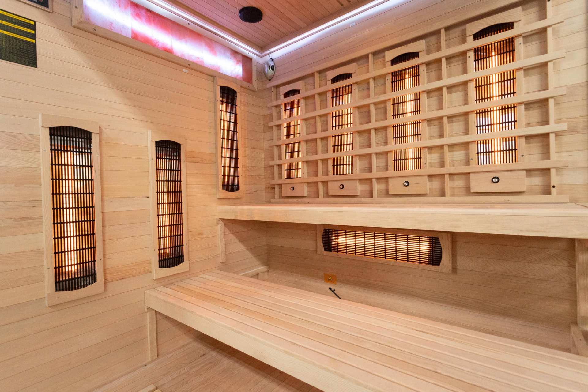 Sauna infrared narożna Nordum Pure 4-osobowa czarna
