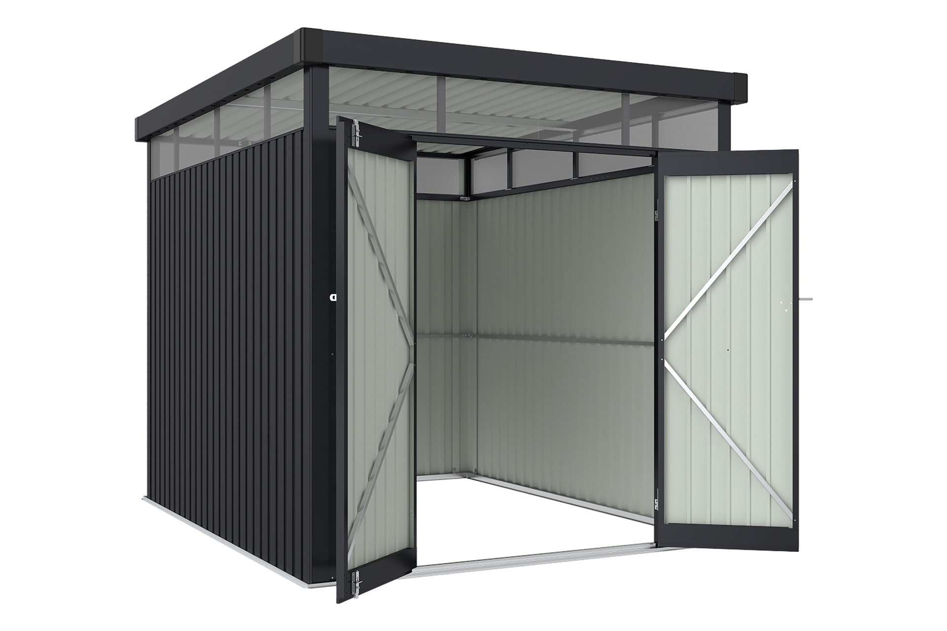 Domek narzędziowy Kopenhaga 200 x 260 cm Grey