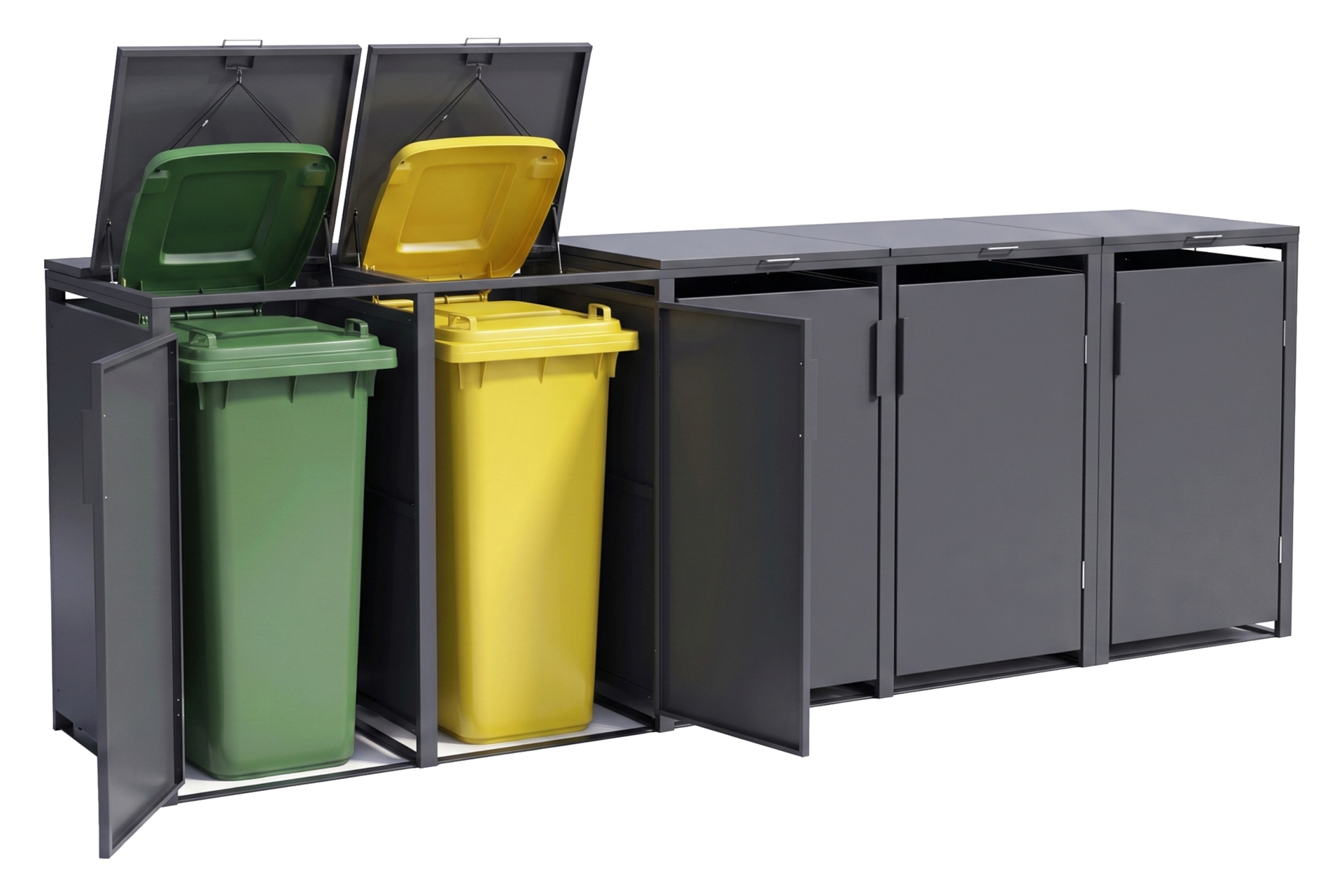Zabudowa kosza śmietnikowego TOP BOX Basic 5 x 240 l