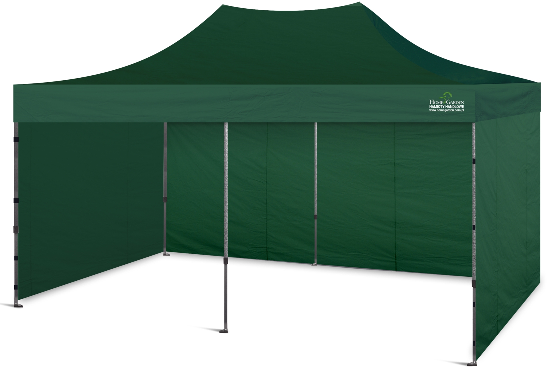 Namiot handlowy 600 x 300 cm zielony