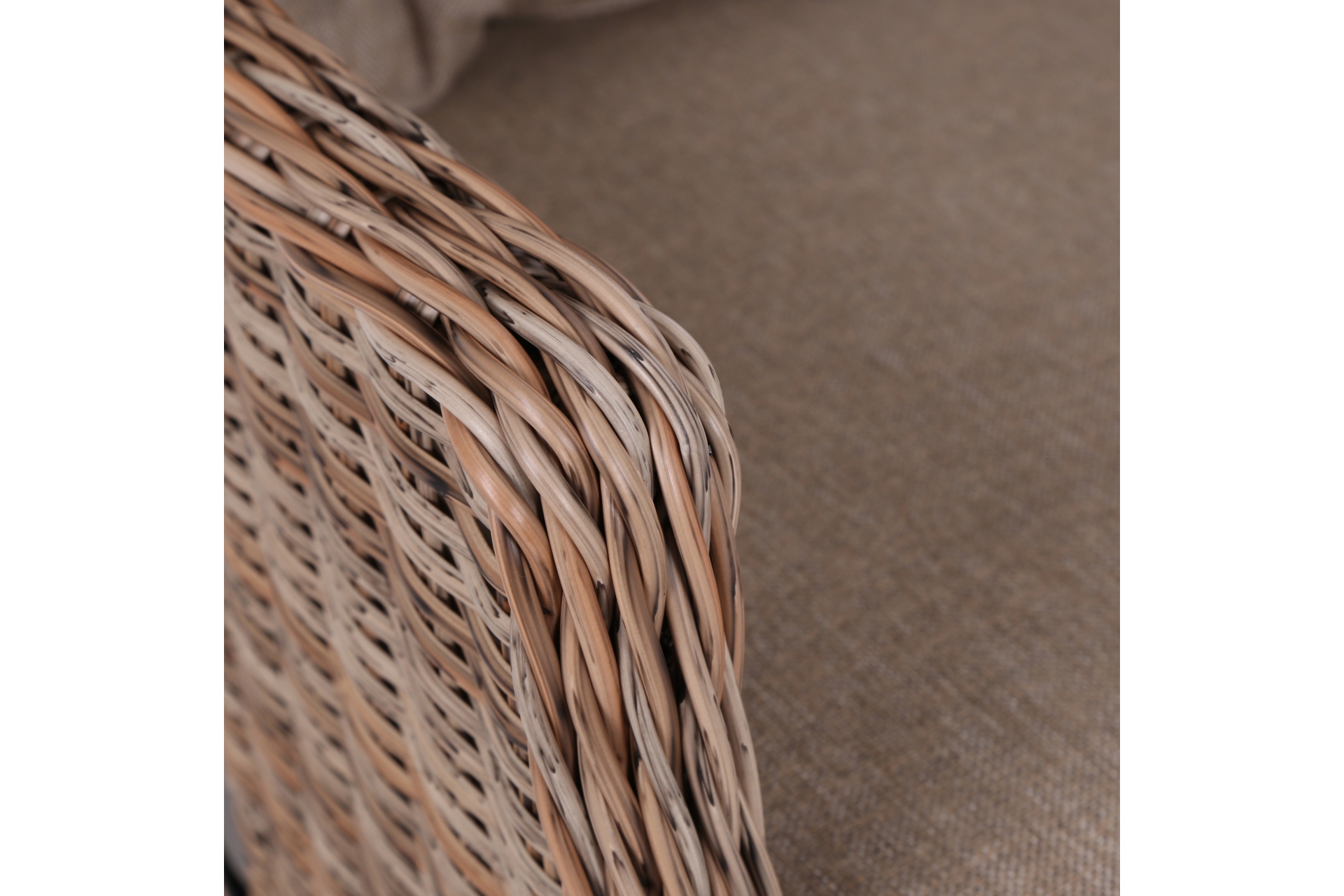 Fotel technorattanowy Bristol Relax Ginger / Brown Melange - regulowany Fotel technorattanowy Bristol Relax Ginger / Brown Melange