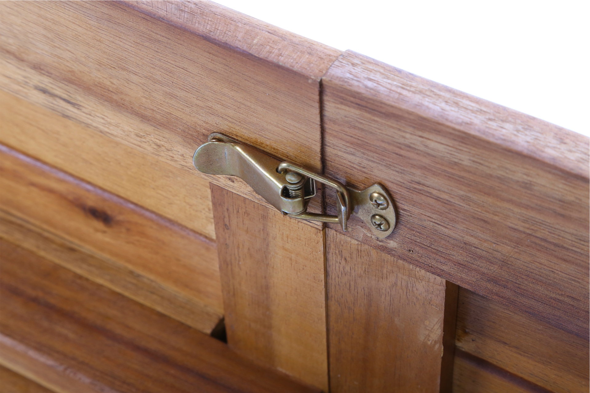 Meble ogrodowe drewniane Akacja Oval Cross 150+50 cm 6+1