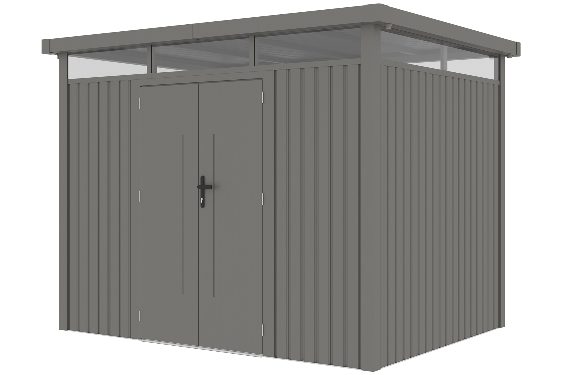 Domek narzędziowy Kopenhaga 294 x 230 cm Silver Grey