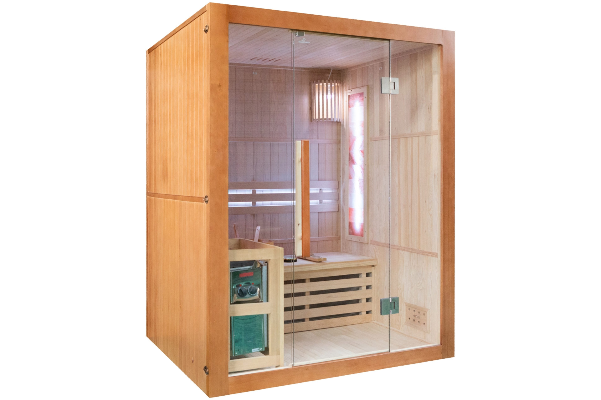 Sauna fińska Nordum Solea 3-osobowa brązowa