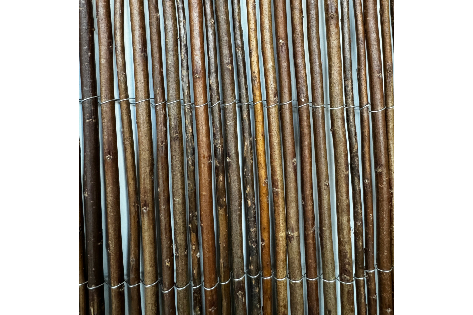 Mata wiklinowa 150 x 500 cm - brązowa - na balkon - na ogrodzenie Mata wiklinowa 150 x 500 cm