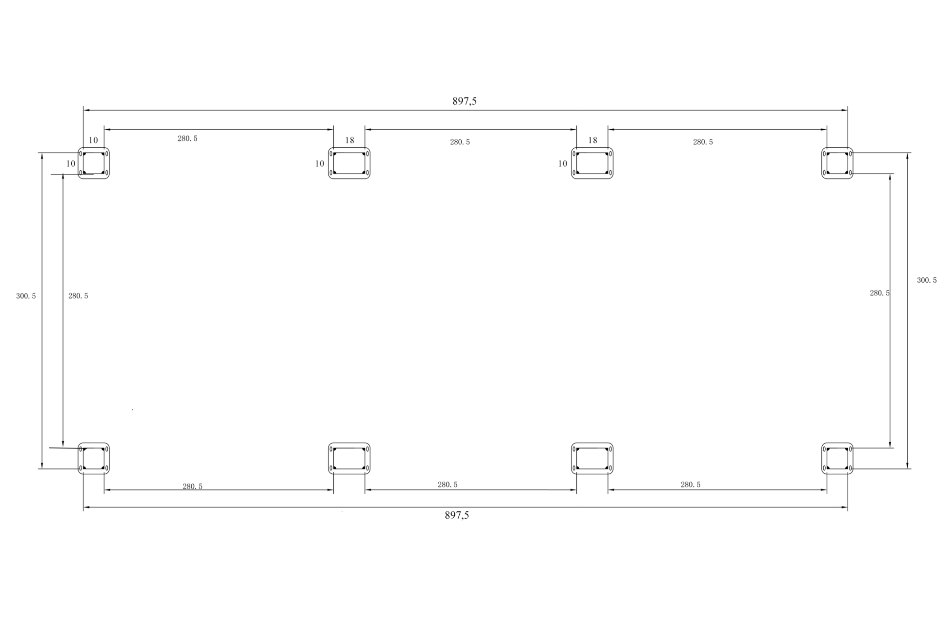 Pergola ogrodowa aluminiowa Schatler Modern Alu 9x3 m