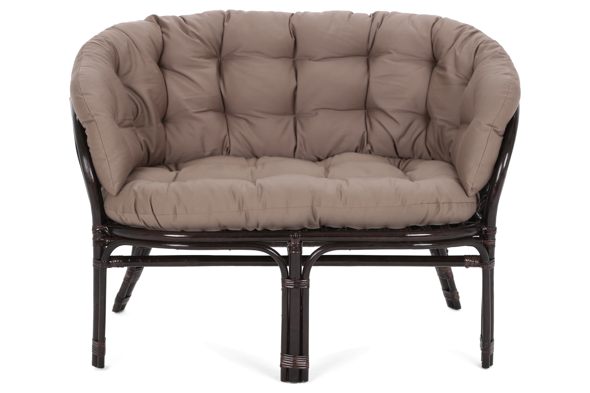 Meble ogrodowe rattanowe Bahama Brown / Cappuccino 3+1