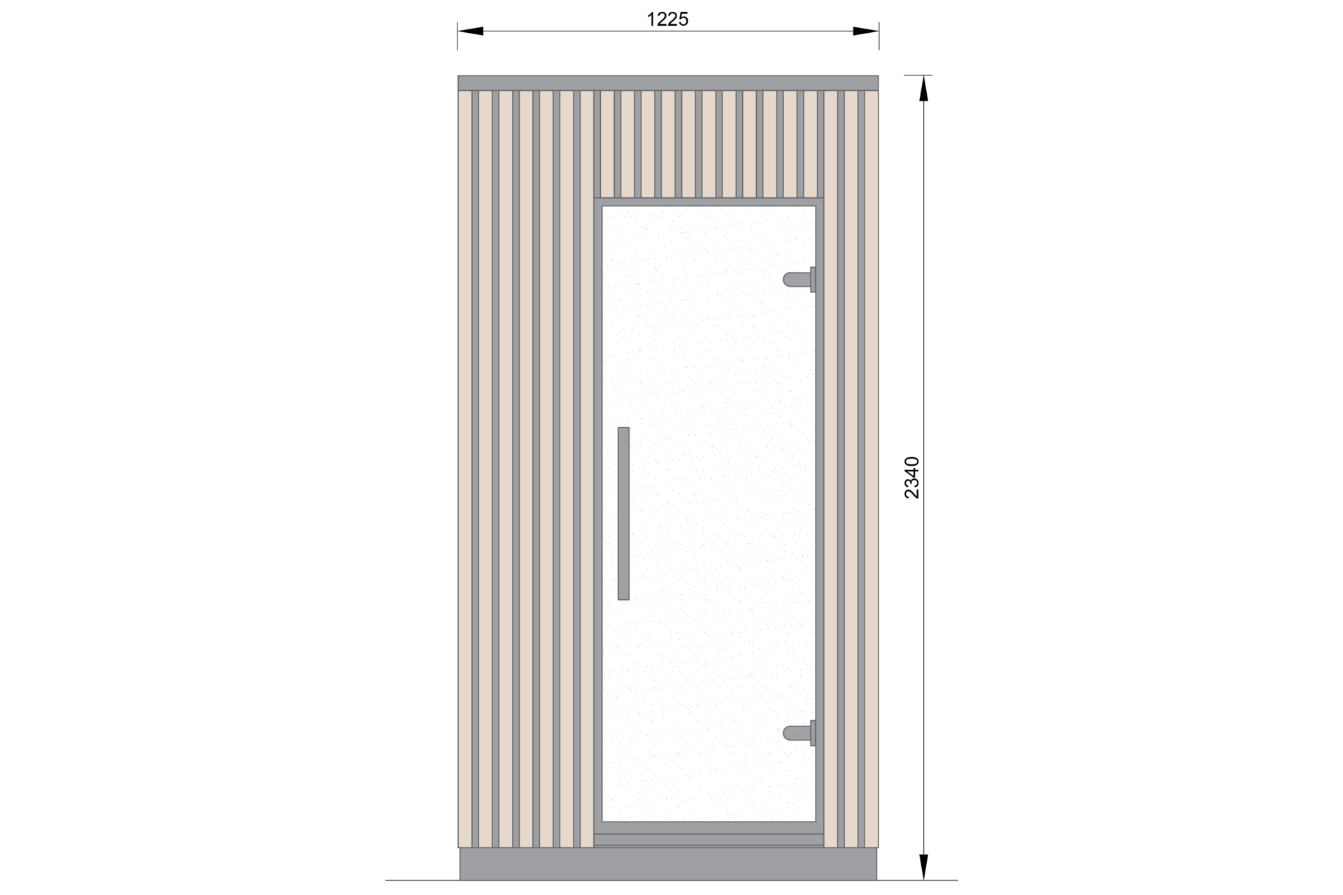 Sauna fińska zewnętrzna Leil® Saunas Viva 120 1-osobowa