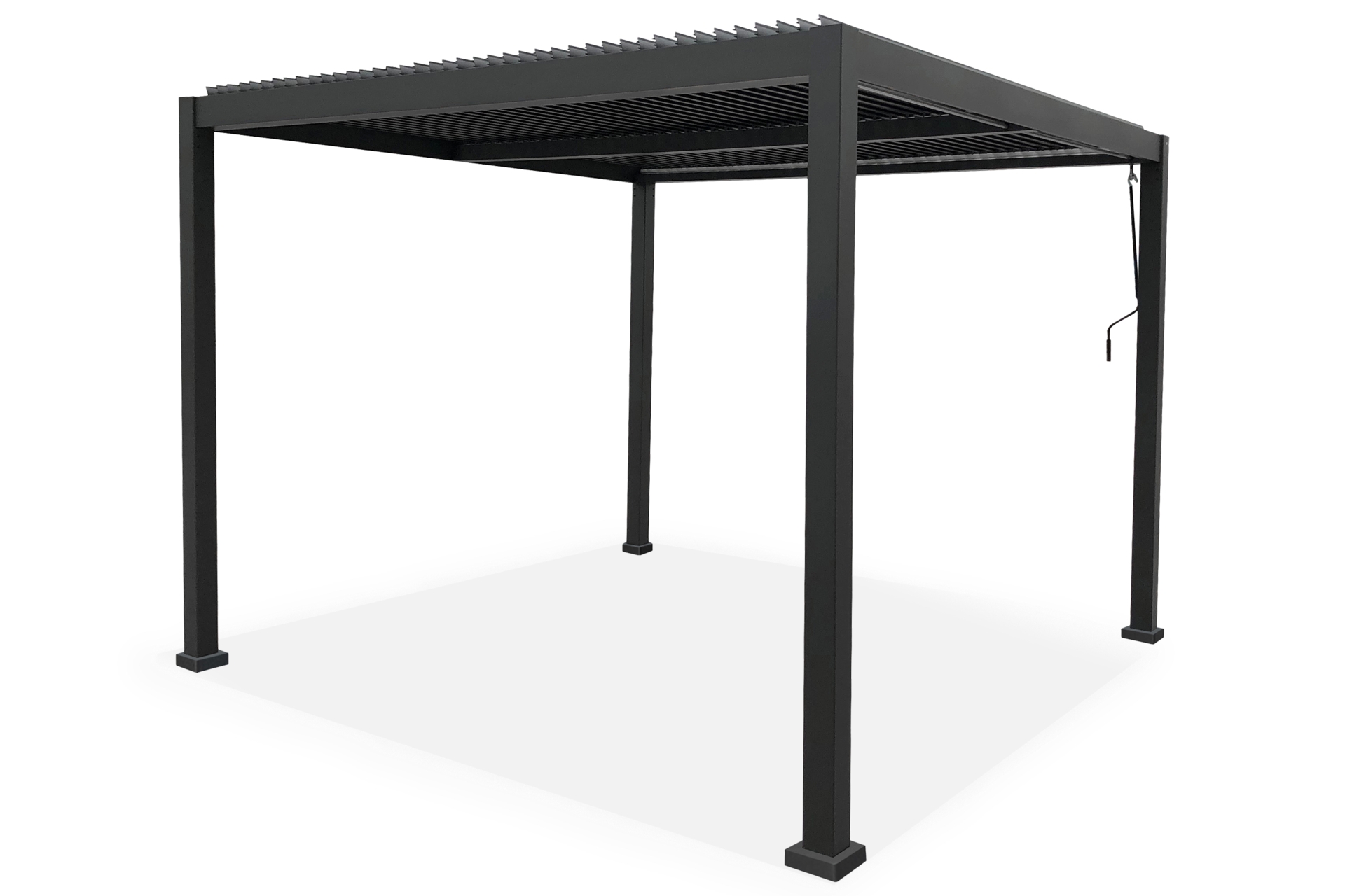 Pergola ogrodowa aluminiowa Bermeo 300 x 300 cm