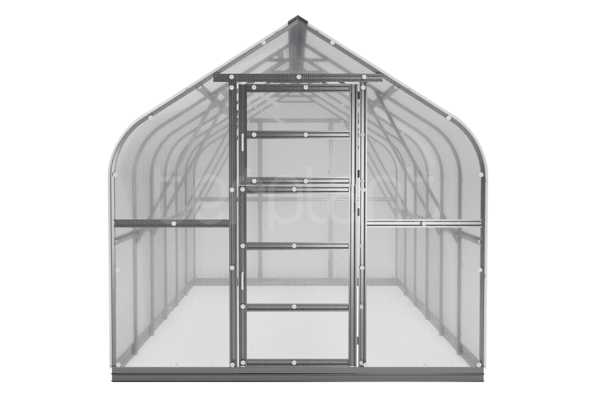 Szklarnia ogrodowa z poliwęglanu Terplant Pro 2,5x6 m