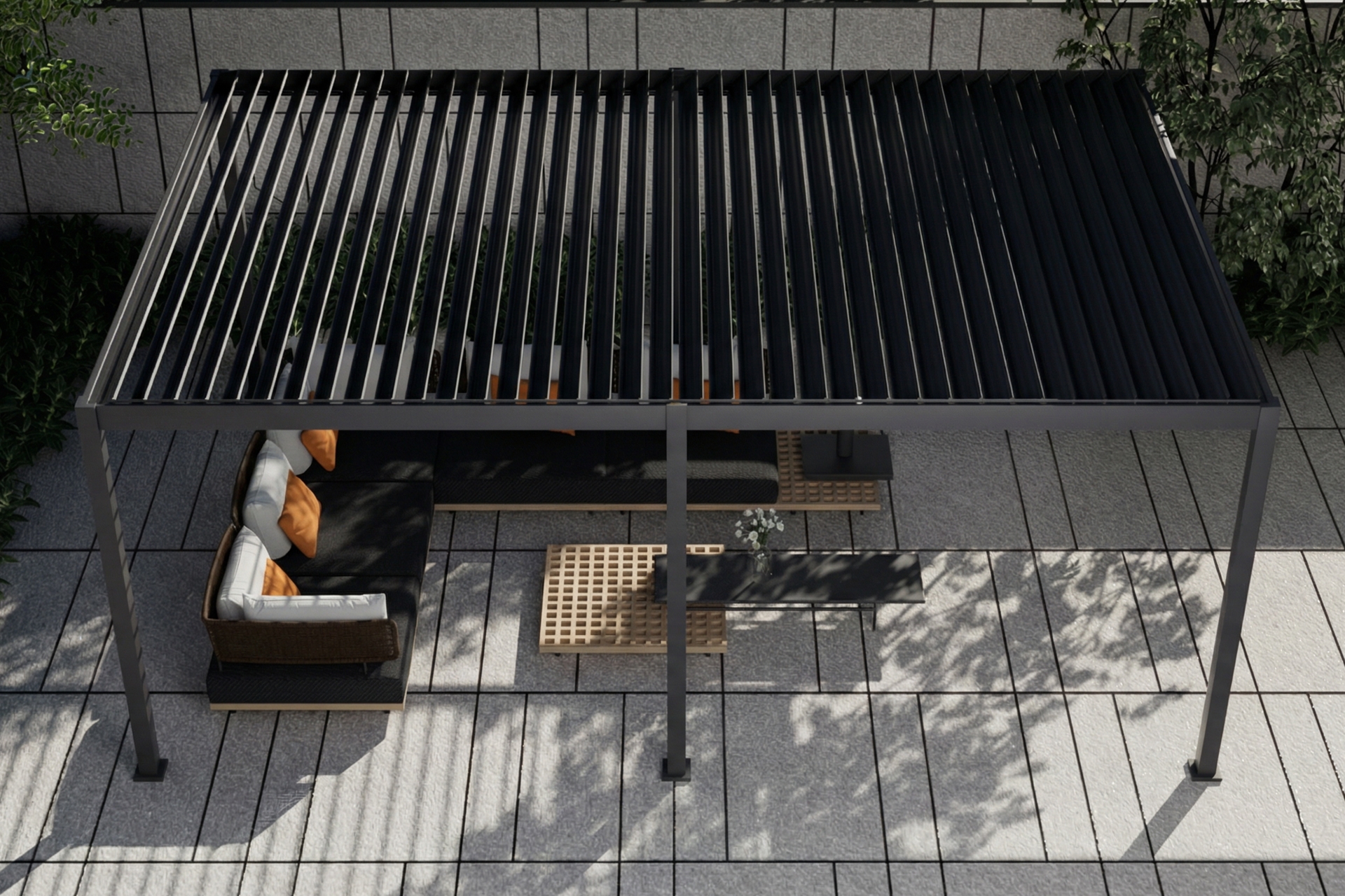 Pergola ogrodowa Schatler Modern 6x4 m