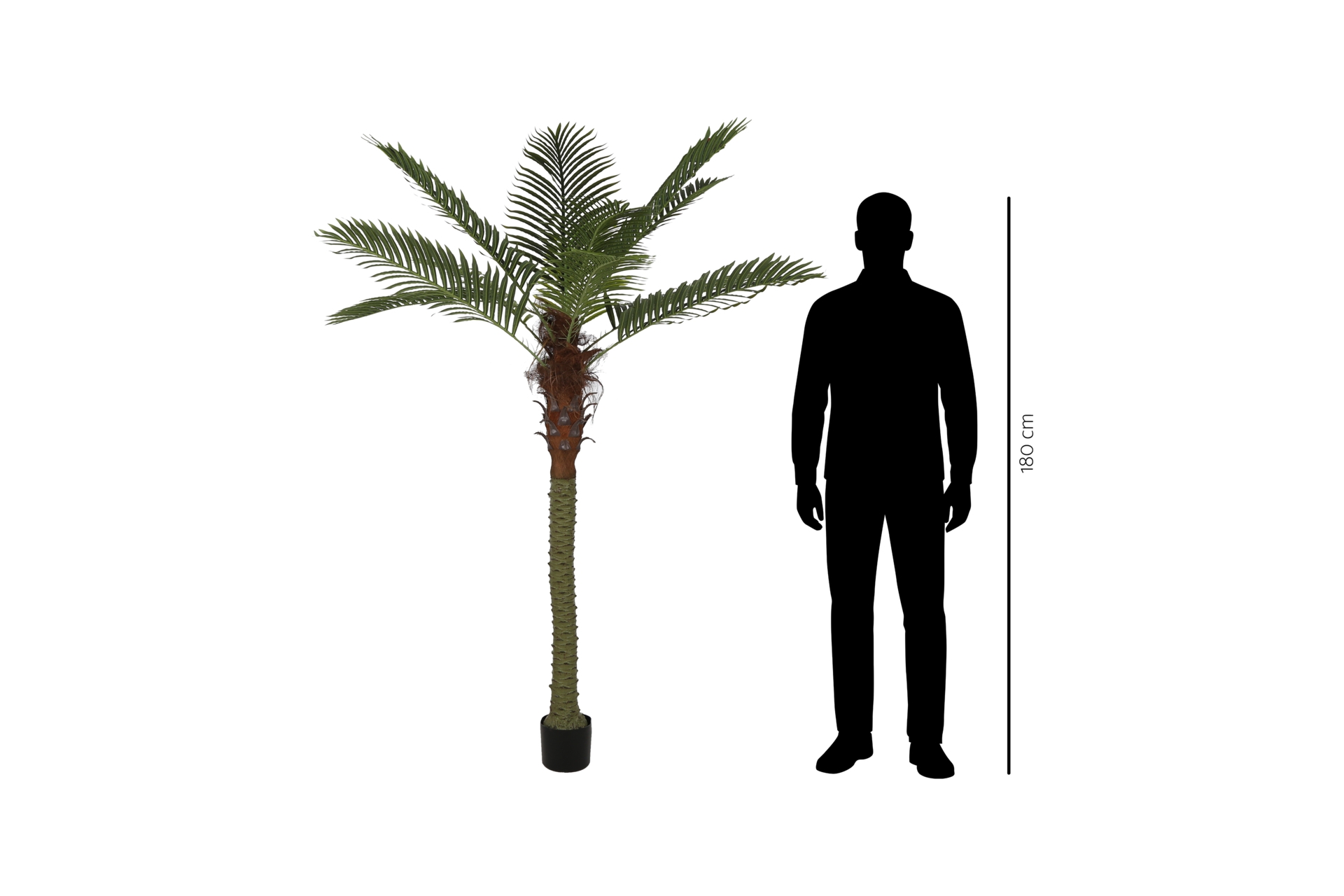 Sztuczna palma na pniu 200 cm