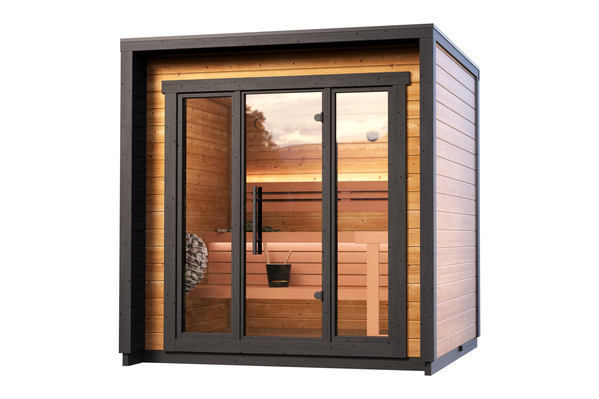 Sauna fińska zewnętrzna Leil® Saunas Patio XS 4-osobowa
