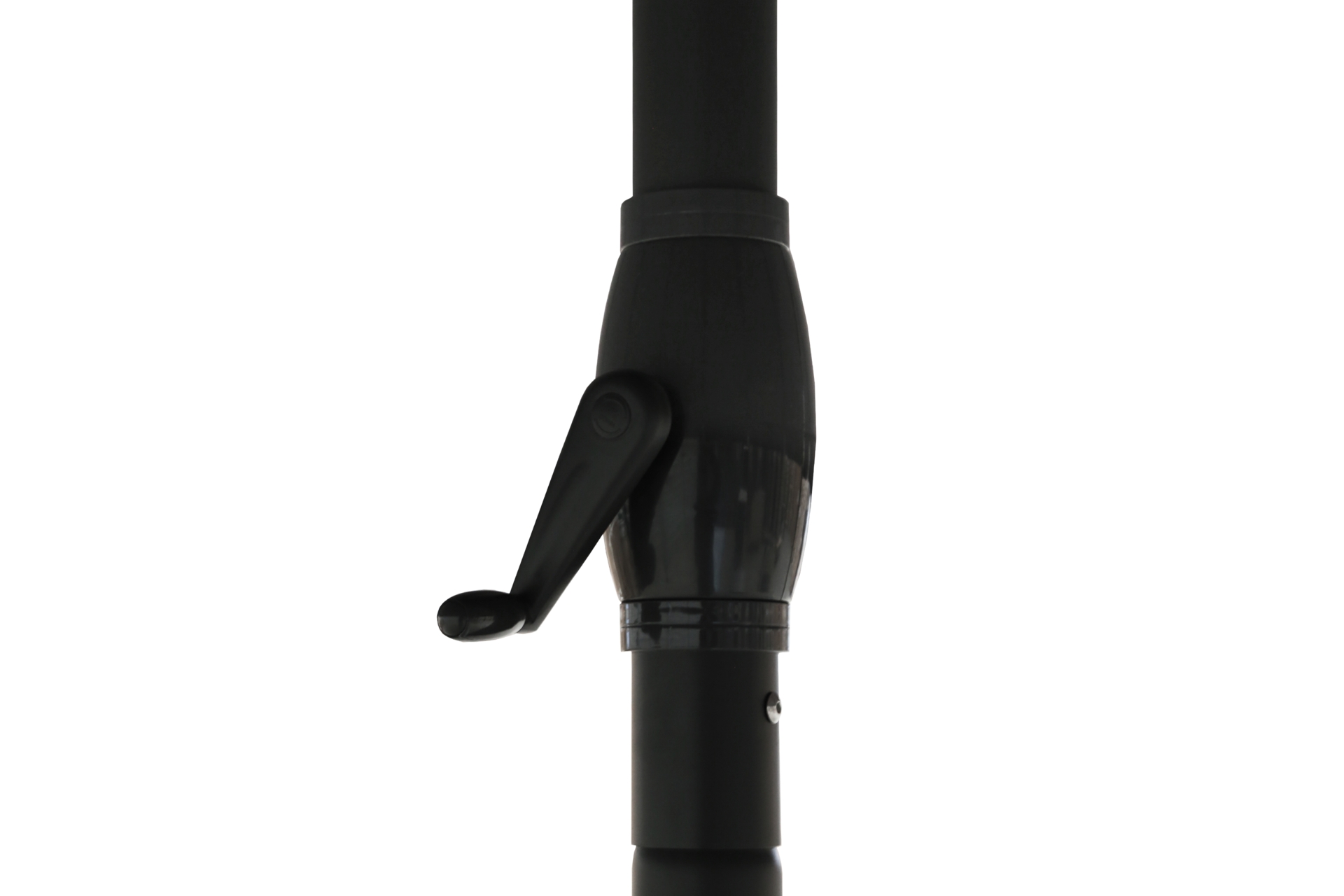 Duży parasol ogrodowy okrągły Ø 5 m szary