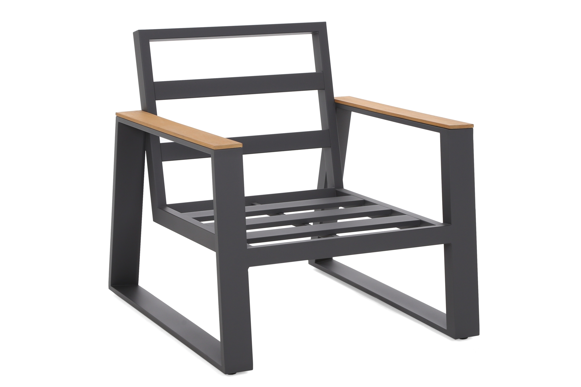 Meble ogrodowe aluminiowe Rimini Dark Grey / Grey Melange