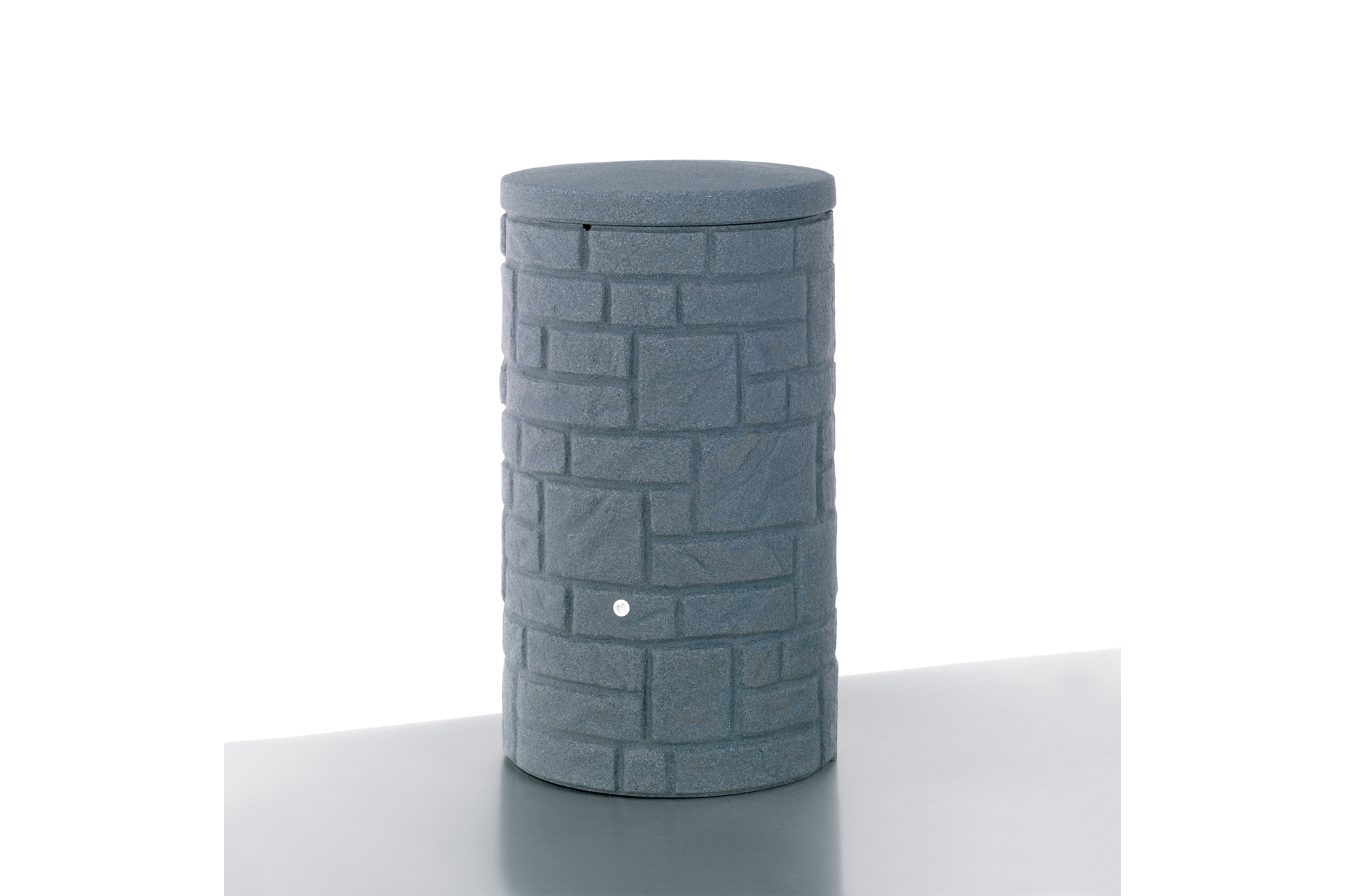 Zbiornik na deszczówkę MPI Arcado 230 l czarny granit - na wodę deszczową Zbiornik na deszczówkę MPI Arcado 230 l czarny granit