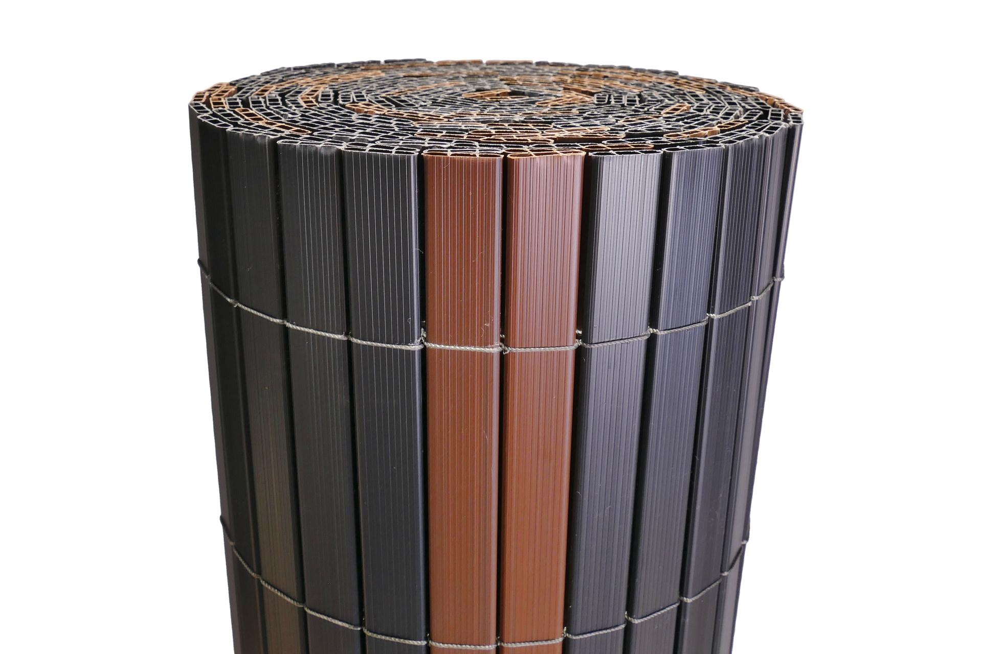 Mata PVC Regular na ogrodzenie 150 x 500 cm szaro-brązowa