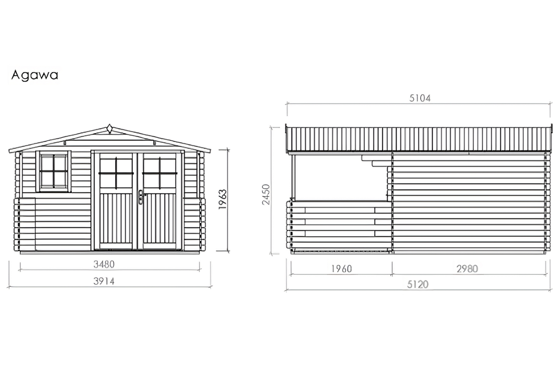 Domek ogrodowy Megiw Agawa