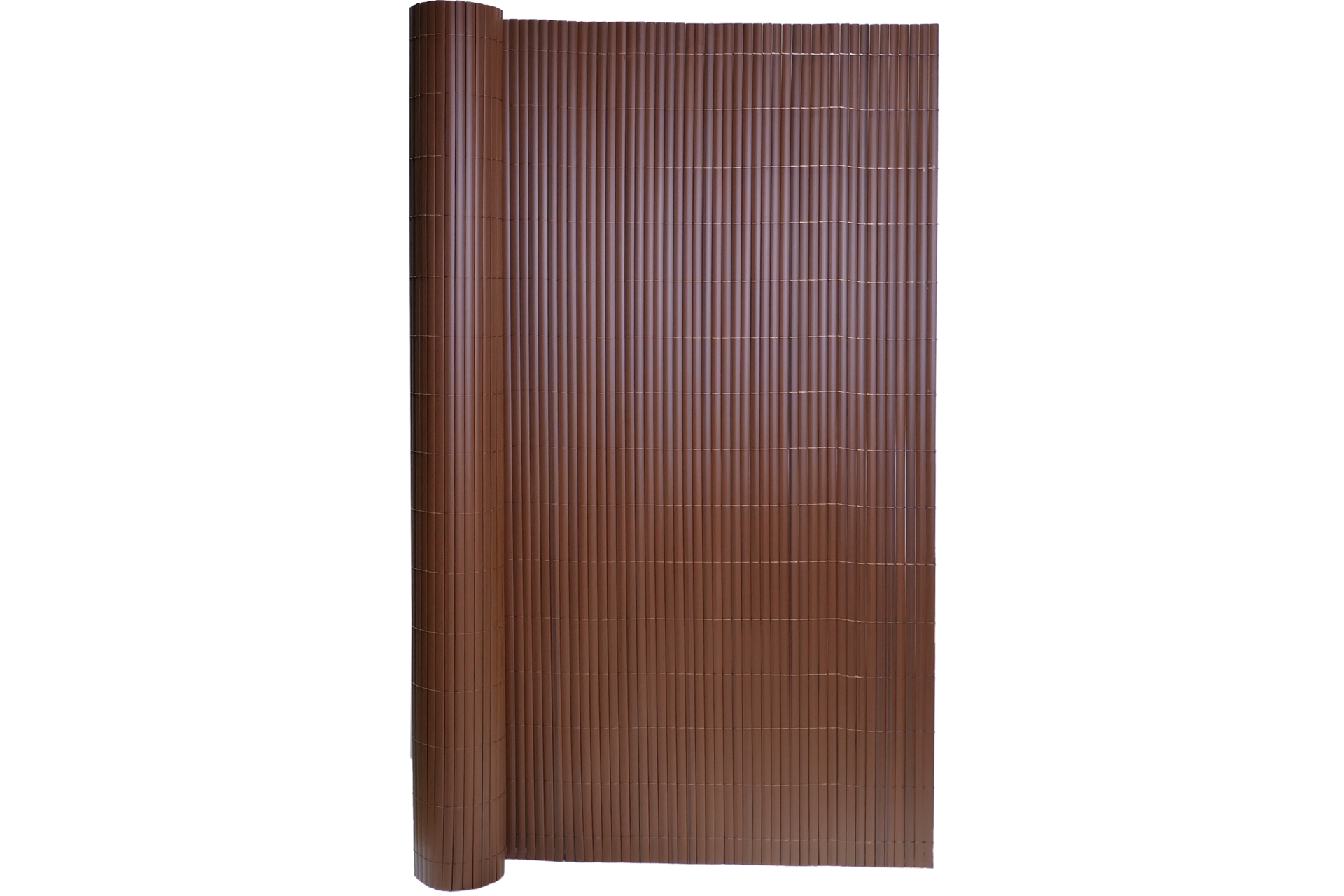 Mata PVC na ogrodzenie 180 x 500 cm brązowa