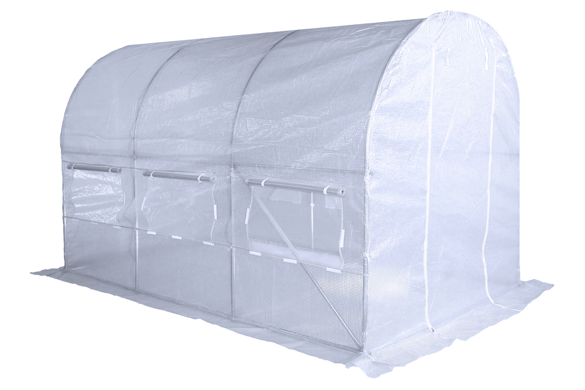 Tunel foliowy 2x3,5 m wzmocniony biały