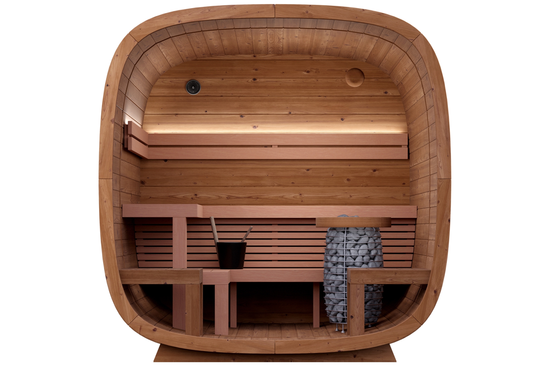 Sauna fińska zewnętrzna Leil® Saunas Dice Comfy 2.0 4-osobowa