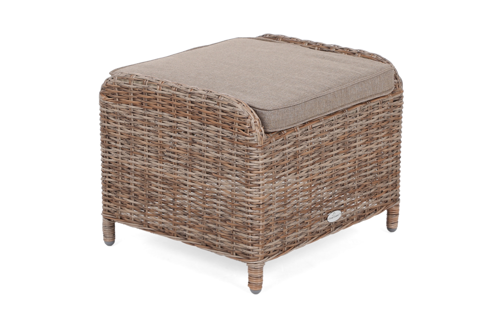 Podnóżek technorattanowy Bristol Ginger / Brown Melange