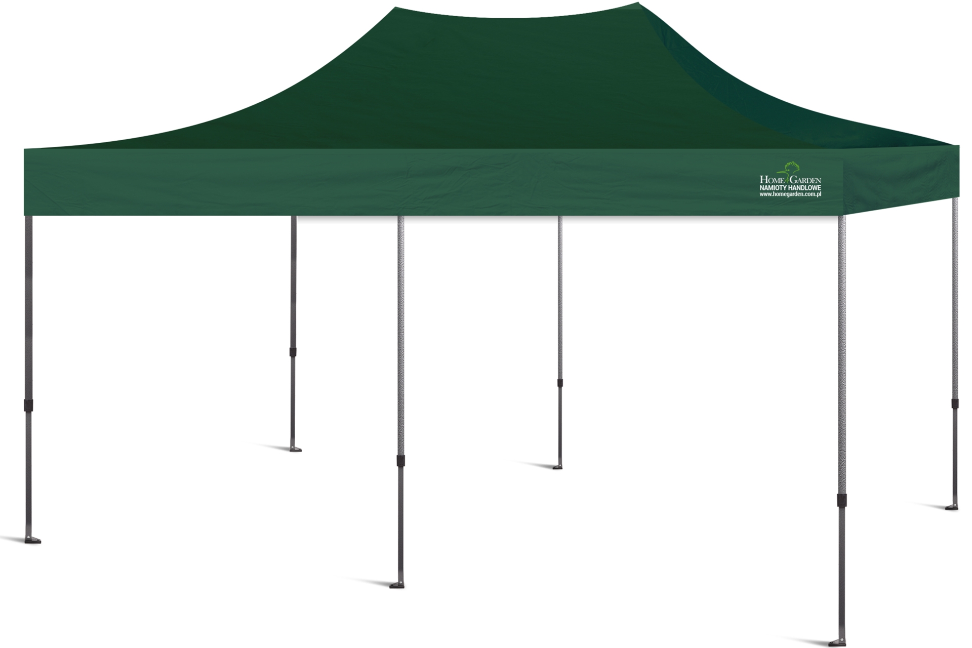 Namiot handlowy 600 x 300 cm zielony