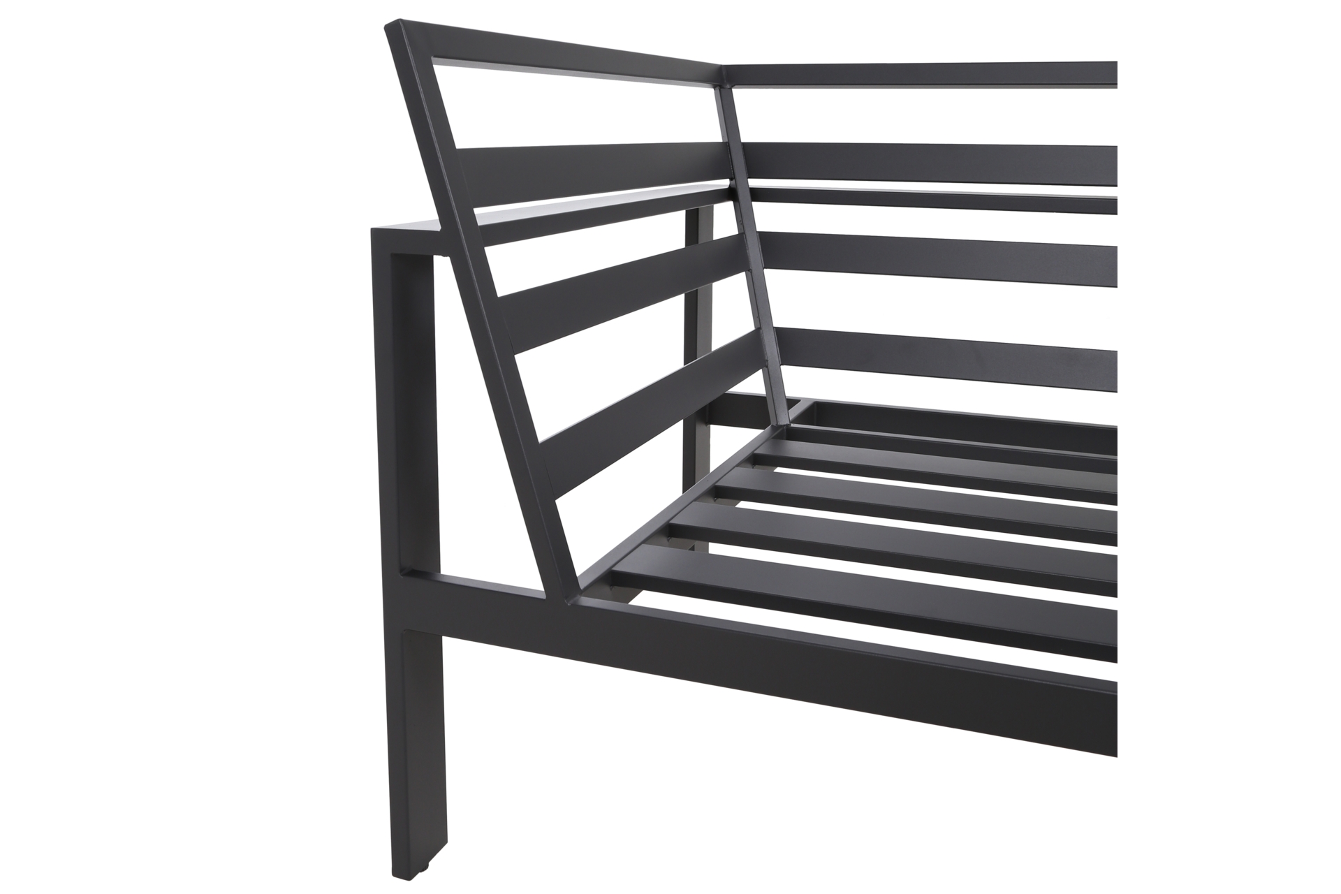 Narożne meble ogrodowe aluminiowe Sorrento Comfort Grey / Grey Melange