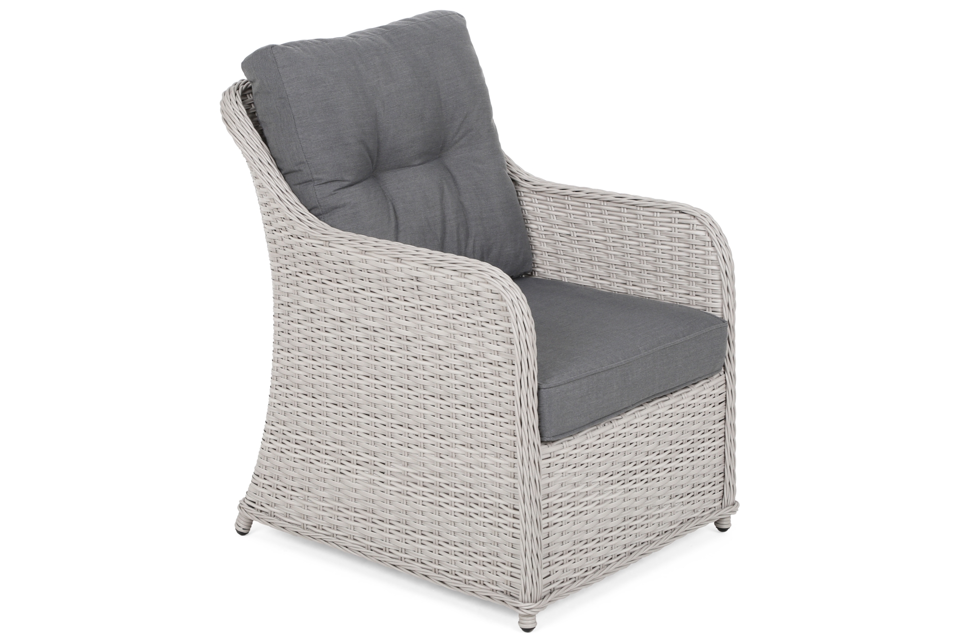 Meble ogrodowe technorattanowe Bergamo White / Grey