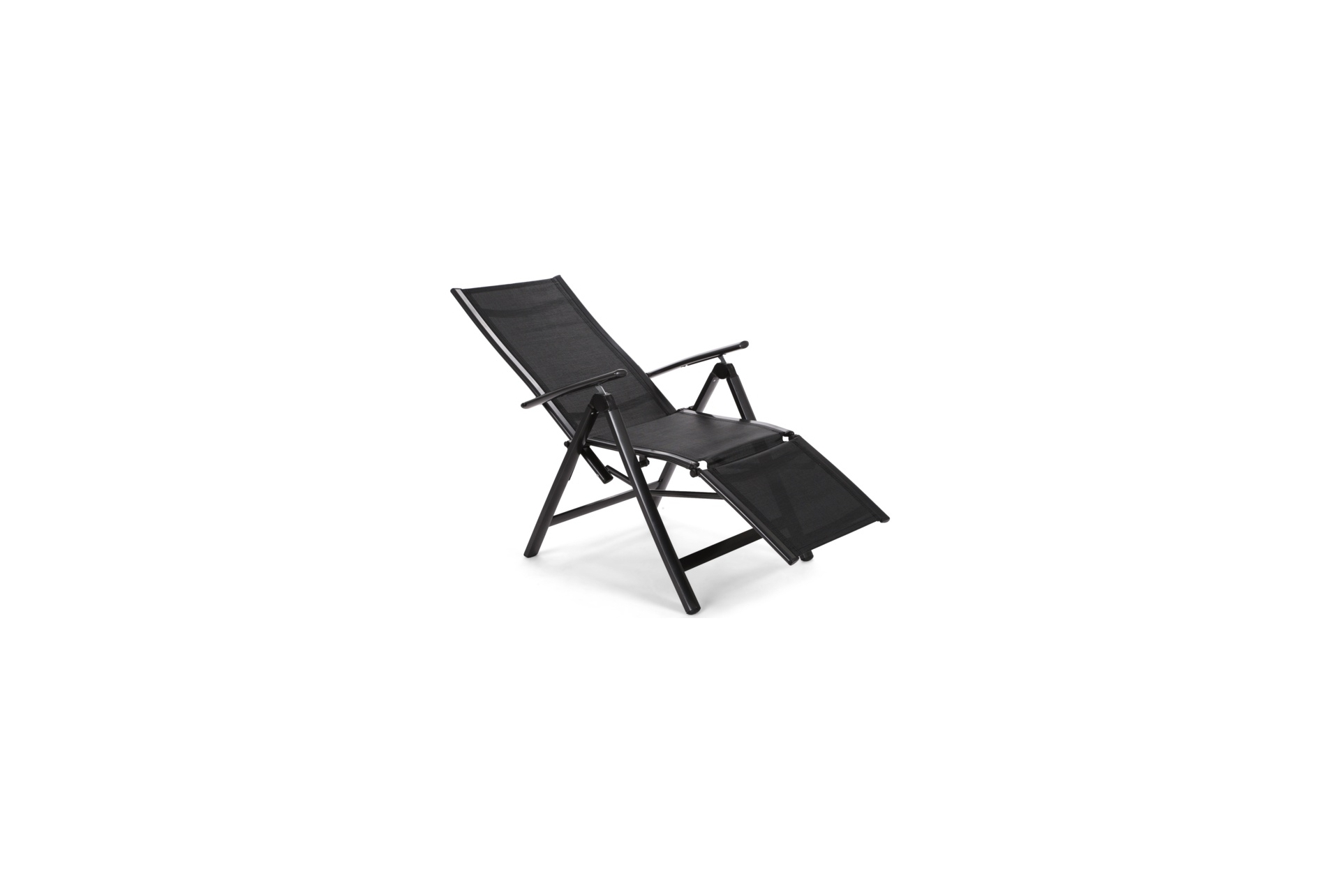 Zestaw krzeseł ogrodowych aluminiowych Ibiza Relax Black / Black