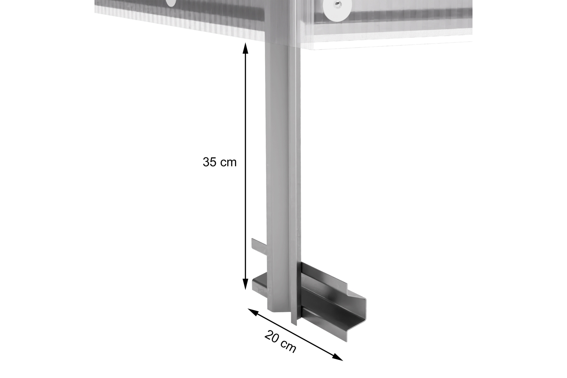 Szklarnia z poliwęglanu 2x4 m Terplant Comfort, poliwęglan 4 mm Szklarnia ogrodowa z poliwęglanu Terplant Comfort 2x4 m
