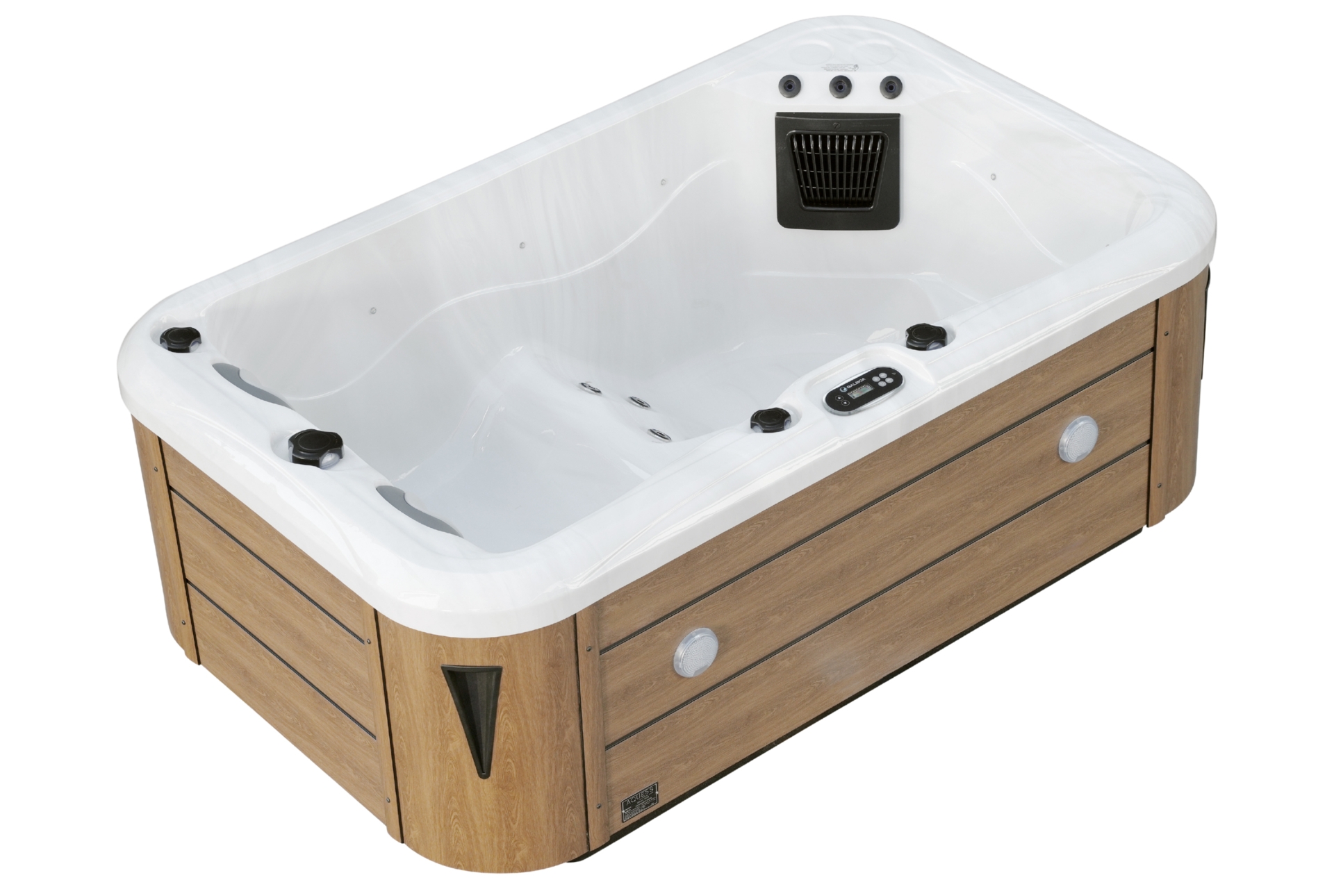 Wanna ogrodowa z hydromasażem Aquess Zenya 1201 3-osobowa Brown
