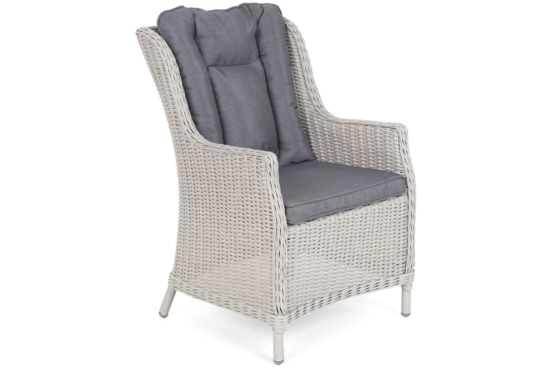 Meble ogrodowe technorattanowe Bristol 180 cm White / Grey 6+1