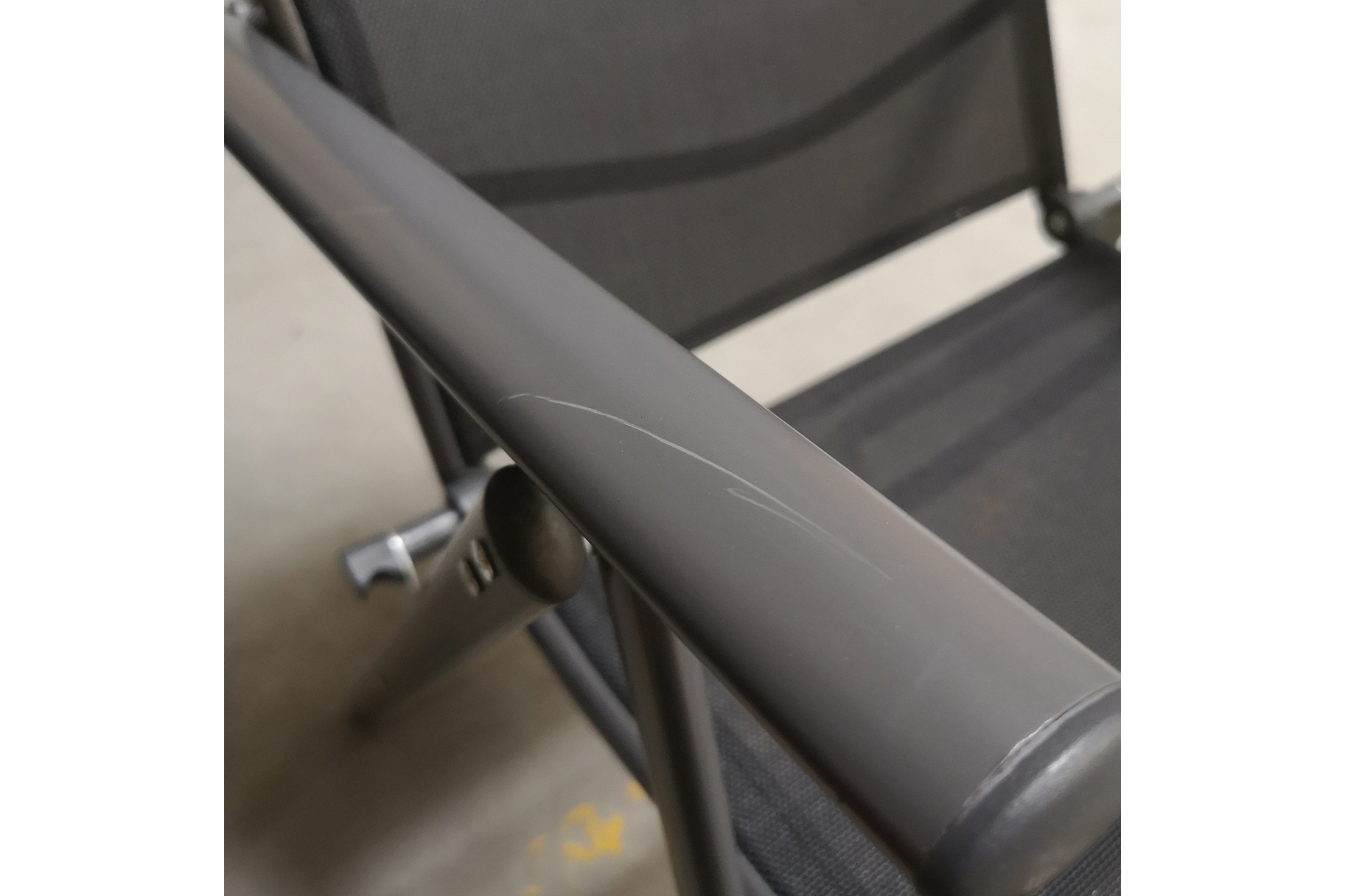 Krzesło ogrodowe metalowe Casablanca Grey / Black II. gatunek