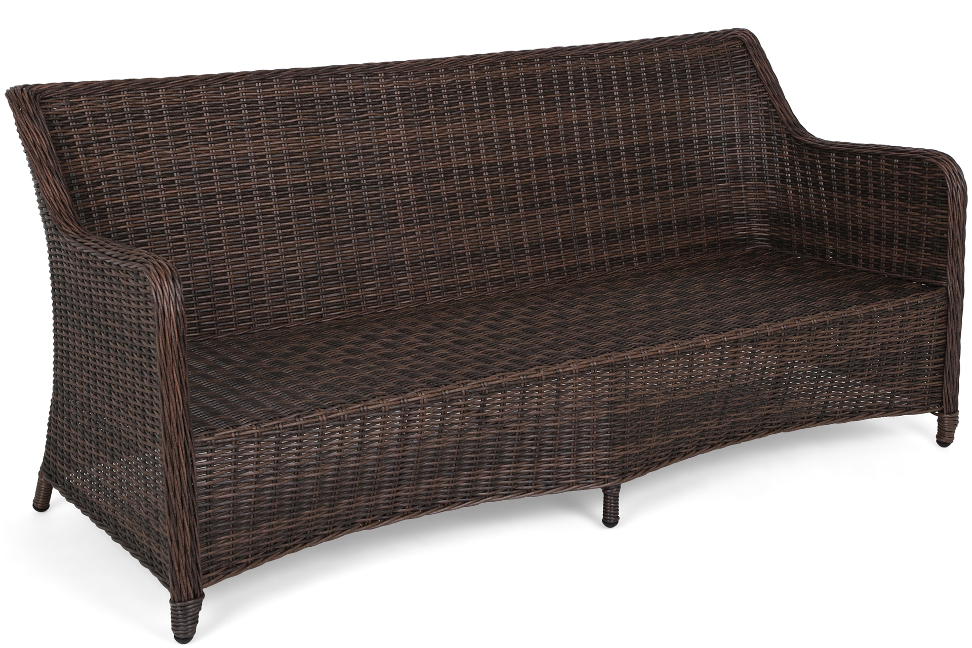 Meble ogrodowe technorattanowe California Brown Mat / Brown Melange