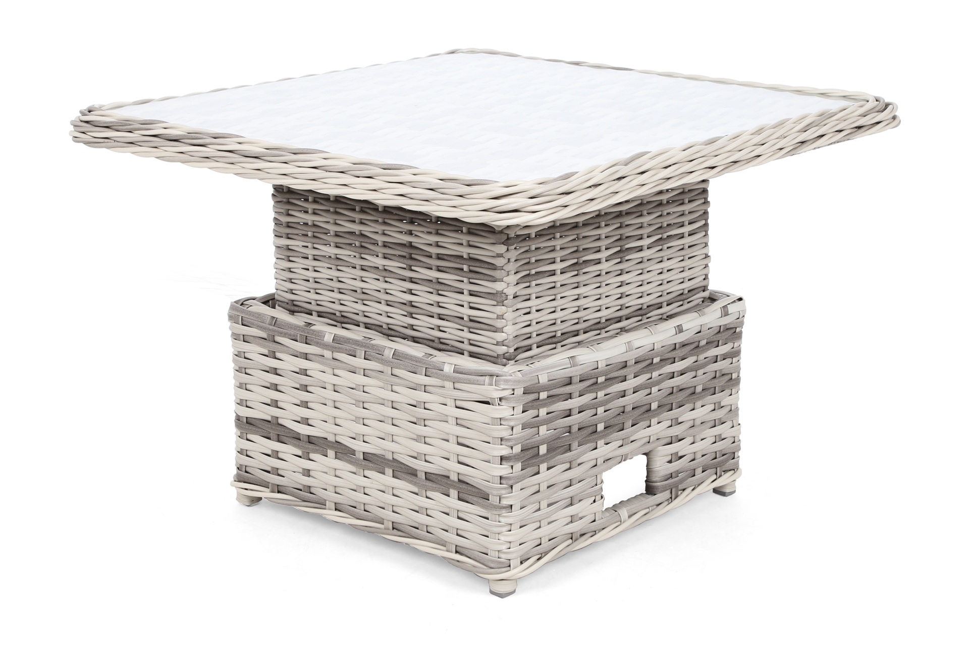 Narożny zestaw mebli ogrodowych Foggia Basic Light Grey / Grey