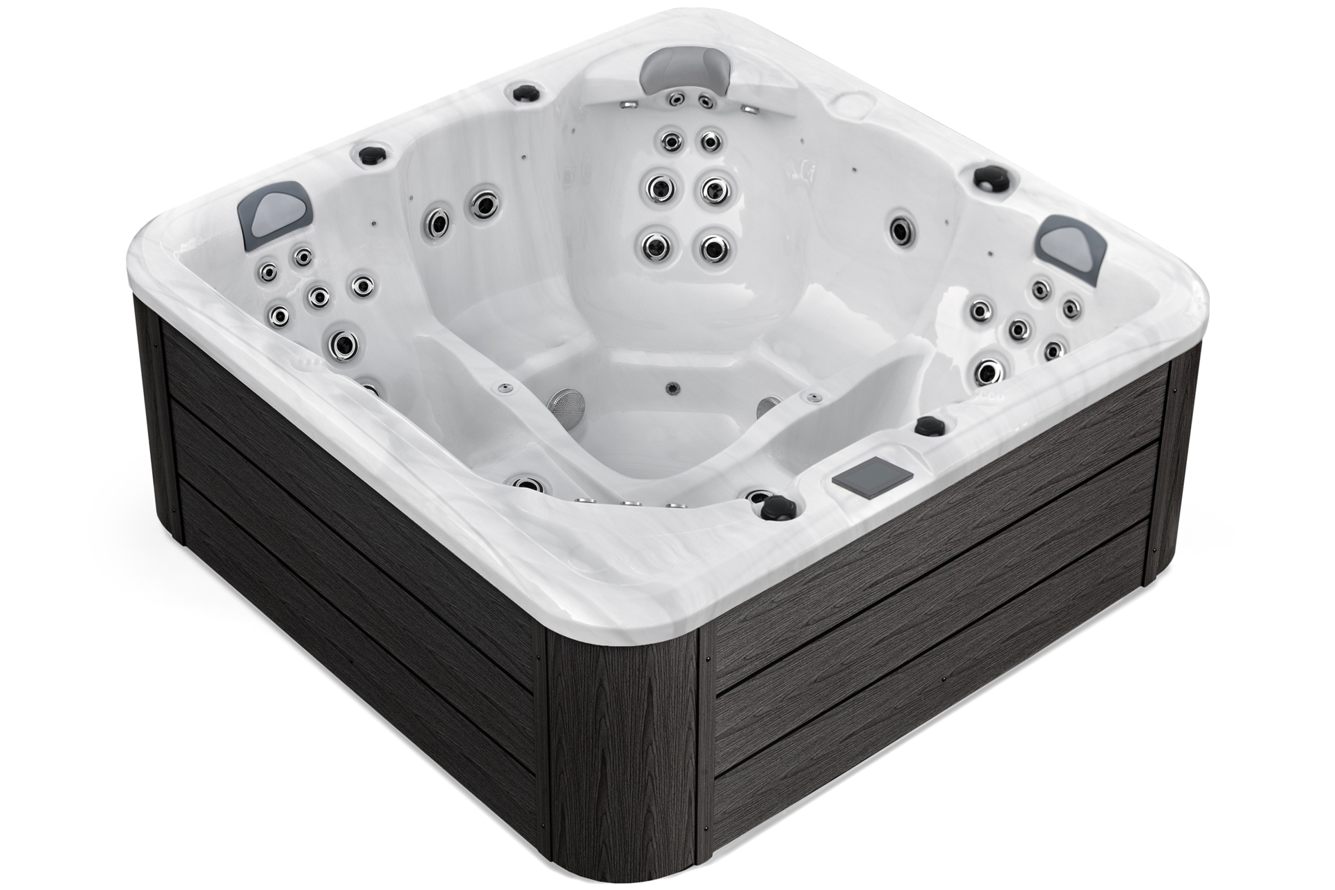 Wanna ogrodowa z hydromasażem Aquess Zenya 5202 5-osobowa